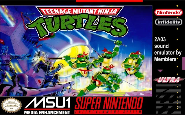 Teenage Mutant Hero Turtles nes port SNES