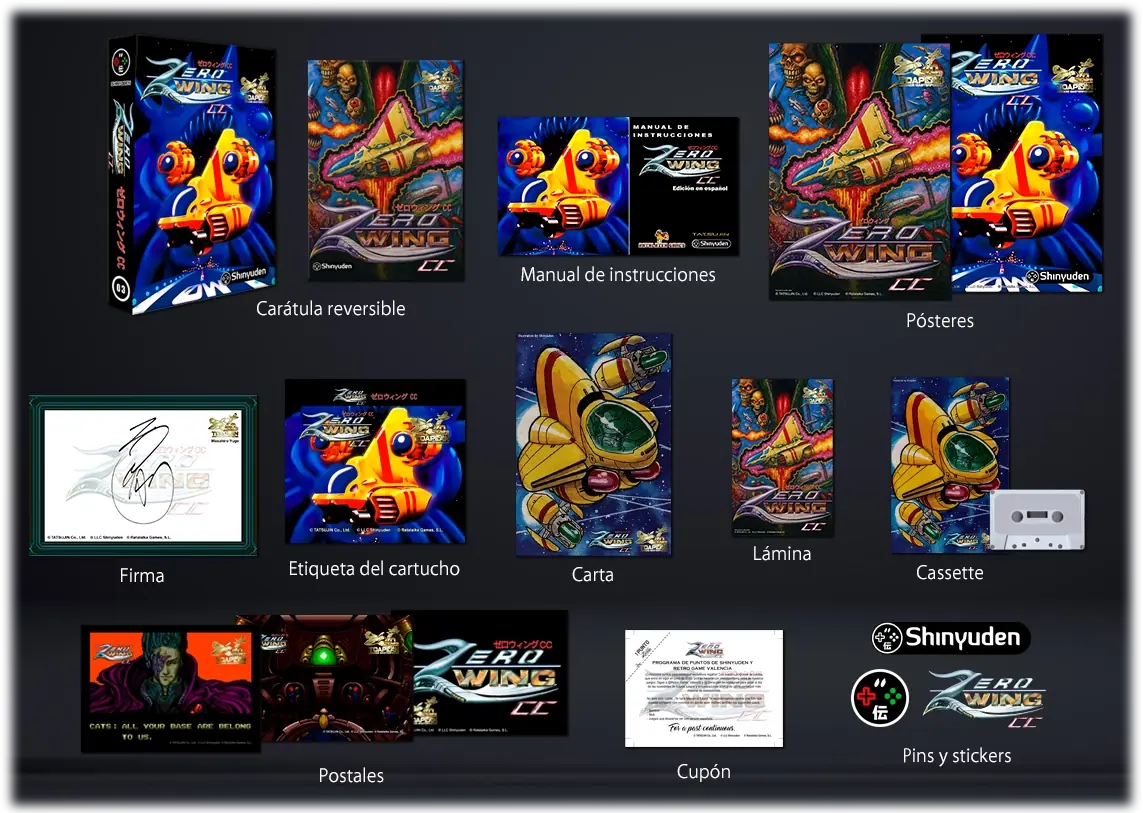 zero wing cc classic console shinyuden