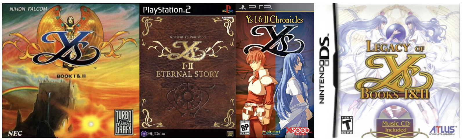 Ys Chronicles versiones