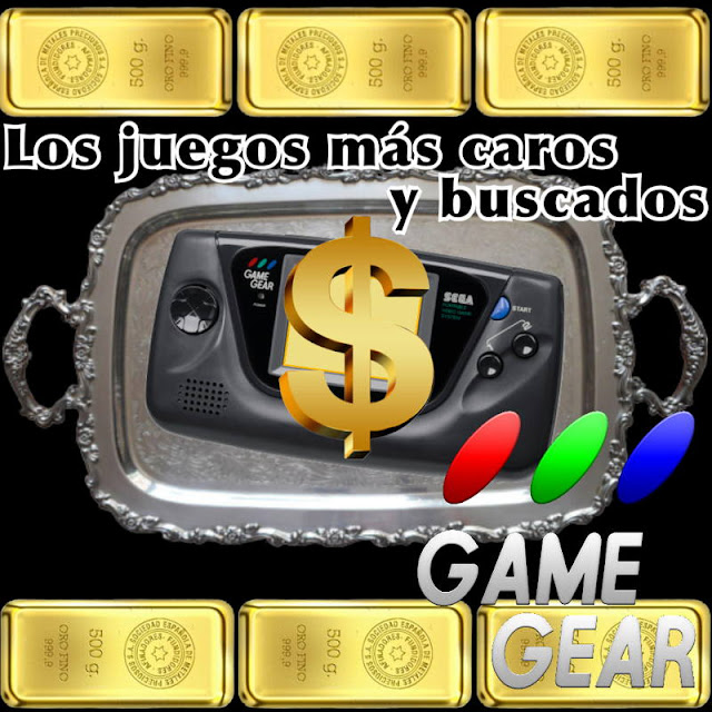 top juegos caros game gear