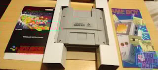 detalle caja super game boy