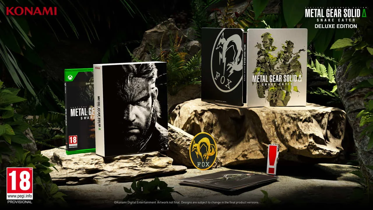 la Edición Deluxe ofrece una copia del juego de la edición Day One, un exclusivo Steelbook®, más contenido descargable, un llavero de metal esmaltado, un parche termoadhesivo de la Unidad FOX y cartas de arte en una elegante caja plegable personalizada