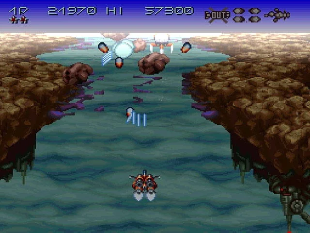 axelay super nintendo modo 7 axelay super nintendo