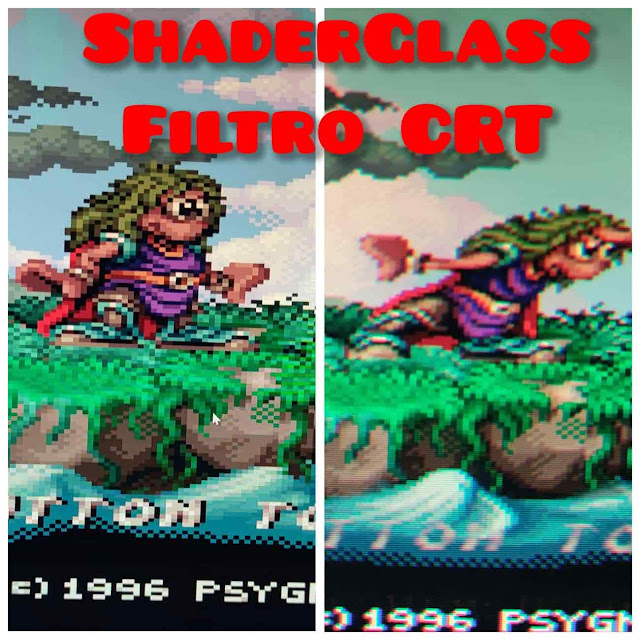 shaderclass filtro crt para monitores modernos efecto retrogaming