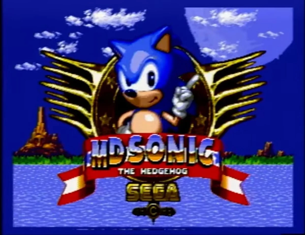 md-sonic conversión del prototipo 0.02 del Sonic CD que funciona para la Sega Megadrive sin necesidad de tener el Mega CD