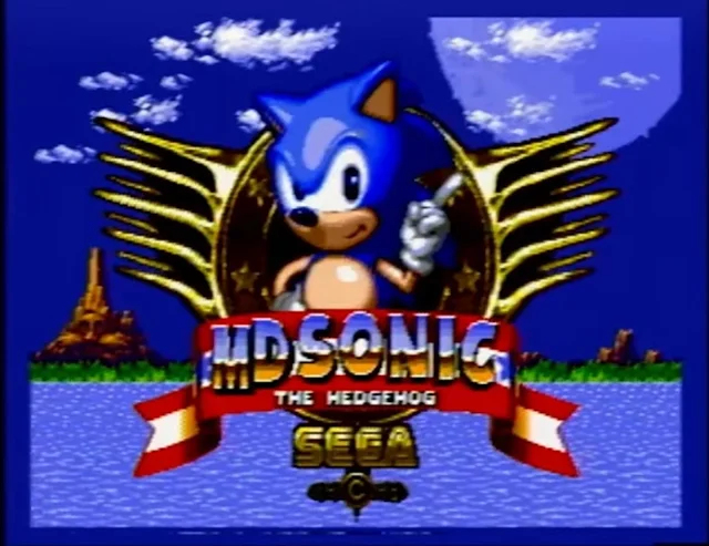 md-sonic conversión del prototipo 0.02 del Sonic CD que funciona para la Sega Megadrive sin necesidad de tener el Mega CD