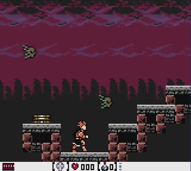 captura pantalla castlevania order of shadow remake golden belmont para Game Boy Color