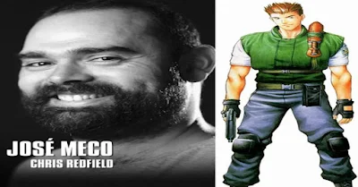 actor de doblaje josé meco dobla al personaje Chris Redfield en el parche de traducción del Resident Evil 1