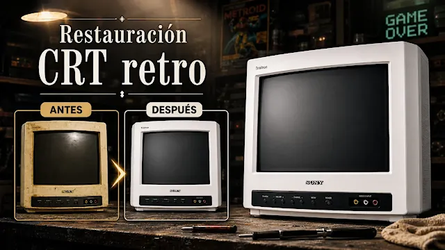 Recuperando el blanco original de una CRT Sony Trinitron