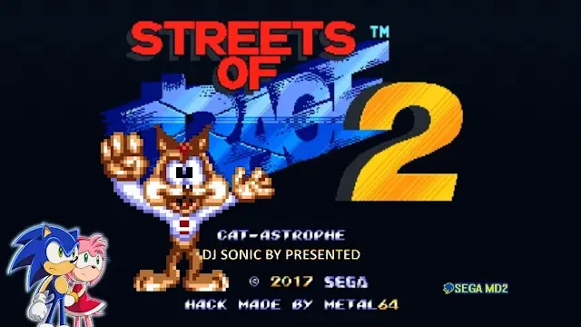personajes streets of rage 2 para sega megadrive