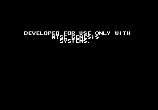 sega megadrive regional lockout