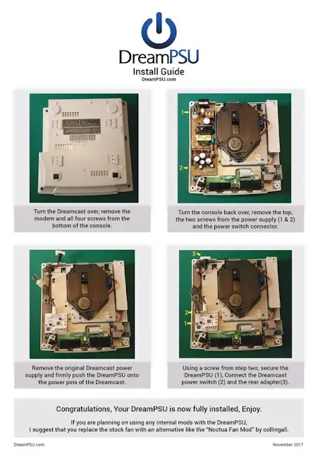 instalacion DreamPSU