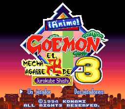 goemon 3 español parche