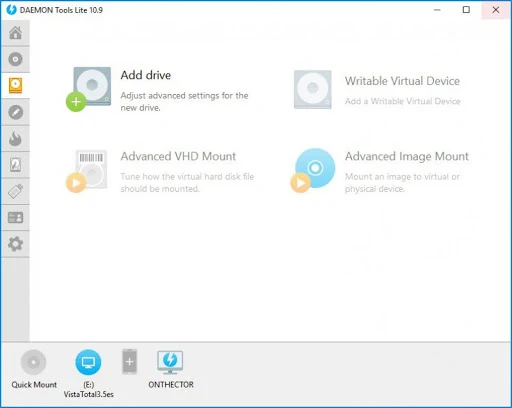 programa virtualizar cd y dvd daemon tools