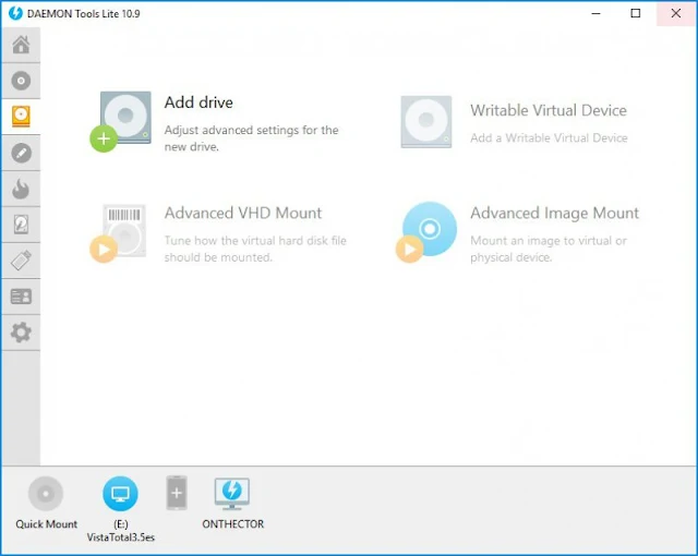 programa virtualizar cd y dvd daemon tools