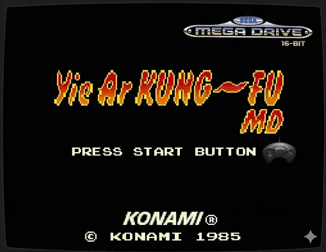 yie ar kunf-fu konami arcade conversión sega megadrive