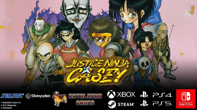 shounen ninja sasuke - justice ninja casey - sunsoft - ratalaika games - ingles/english