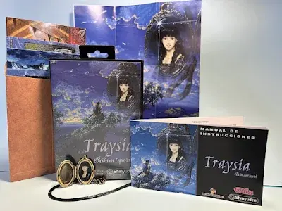 imagen edicion coleccionista traysia megadrive con los extras