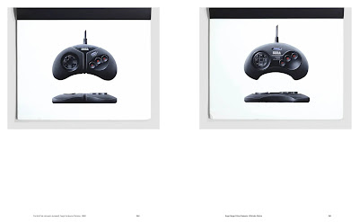 Bocetos de mandos de Mega Drive con diseño redondeado