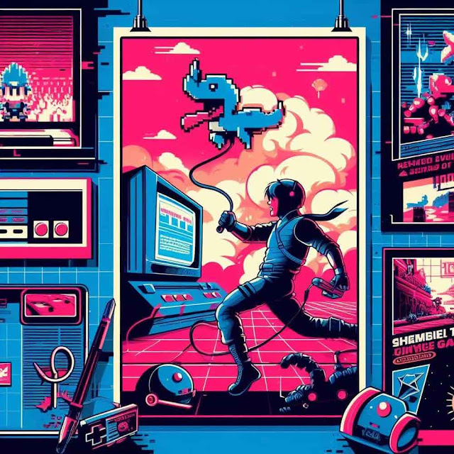 Reviviendo la cultura de los videojuegos retro con pósters con estilo