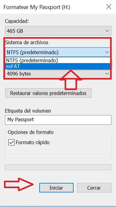 programa de formateo de disco duro para windows 10