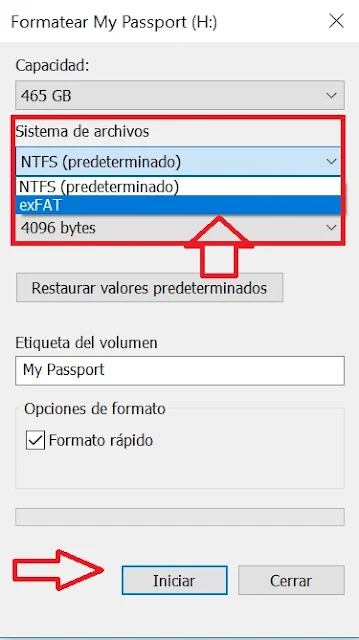 programa de formateo de disco duro para windows 10