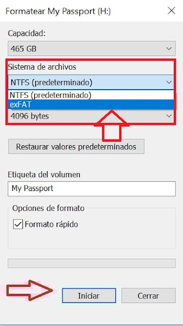 programa de formateo de disco duro para windows 10