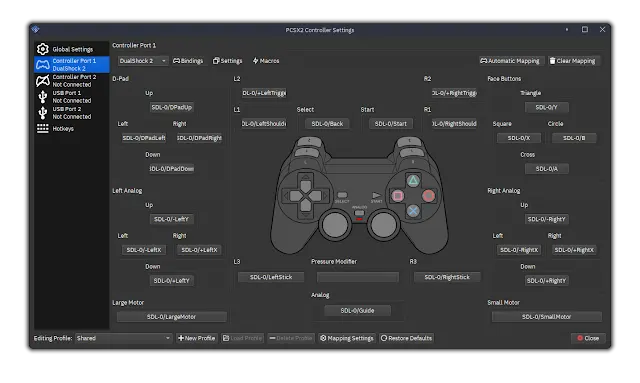 Mapeo Automático de Controles pcsx 2.0