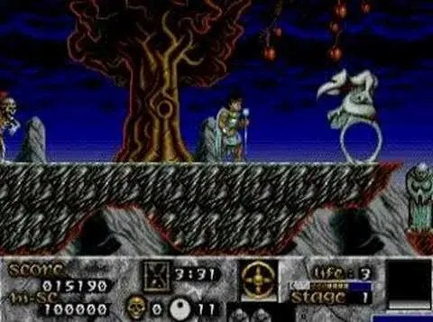 risky woods para sega megadrive