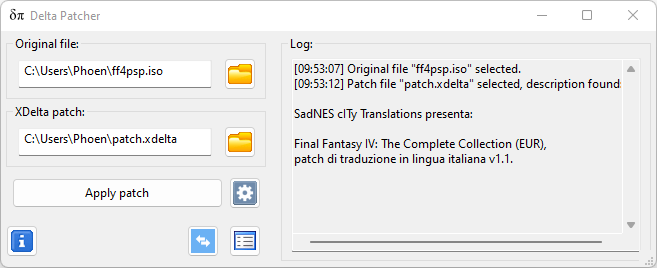 xdelta patcher para aplicar parches DELTA a ROMS e ISOS