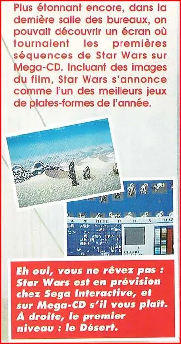 publicidad star wars megadrive publicidad prototipo star wars revistas de la epoca