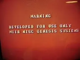 mensaje error de region