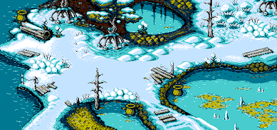 Escenario Snowy Swamp former dawn