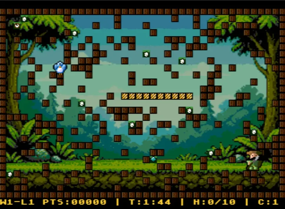 pantalla Flicki's Escape mundo bosque