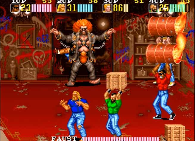 hawk personaje de vendetta beat'em up de konami inspirado en hulk hogan