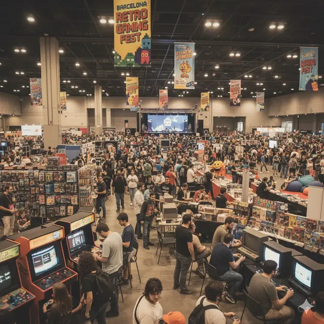 Escena de retrogaming en Barcelona: jugadores, arcades y videojuegos retro