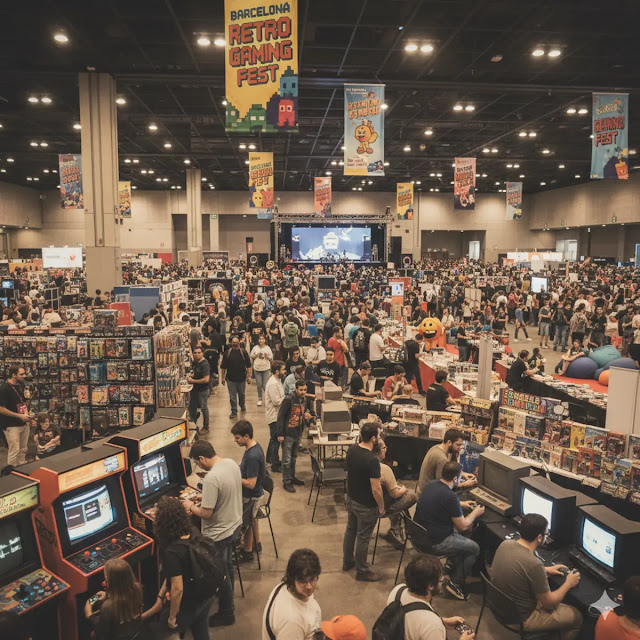 Escena de retrogaming en Barcelona: jugadores, arcades y videojuegos retro