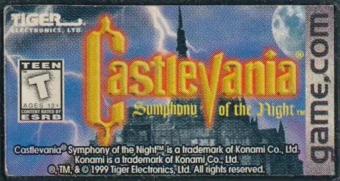 castlevania Sotn game.com cancelado