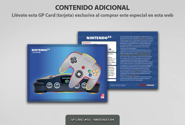 gp card exclusivo gamepress la leyenda de nintendo 64 compra web