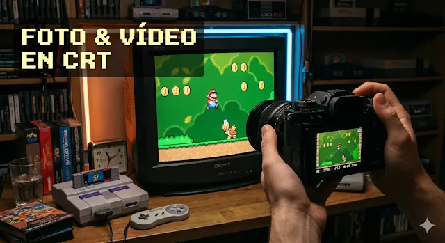 Guía sobre cómo grabar videos y hacer fotos a TV CRT
