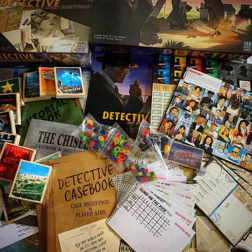 detective ciudad de ángeles juego de mesa