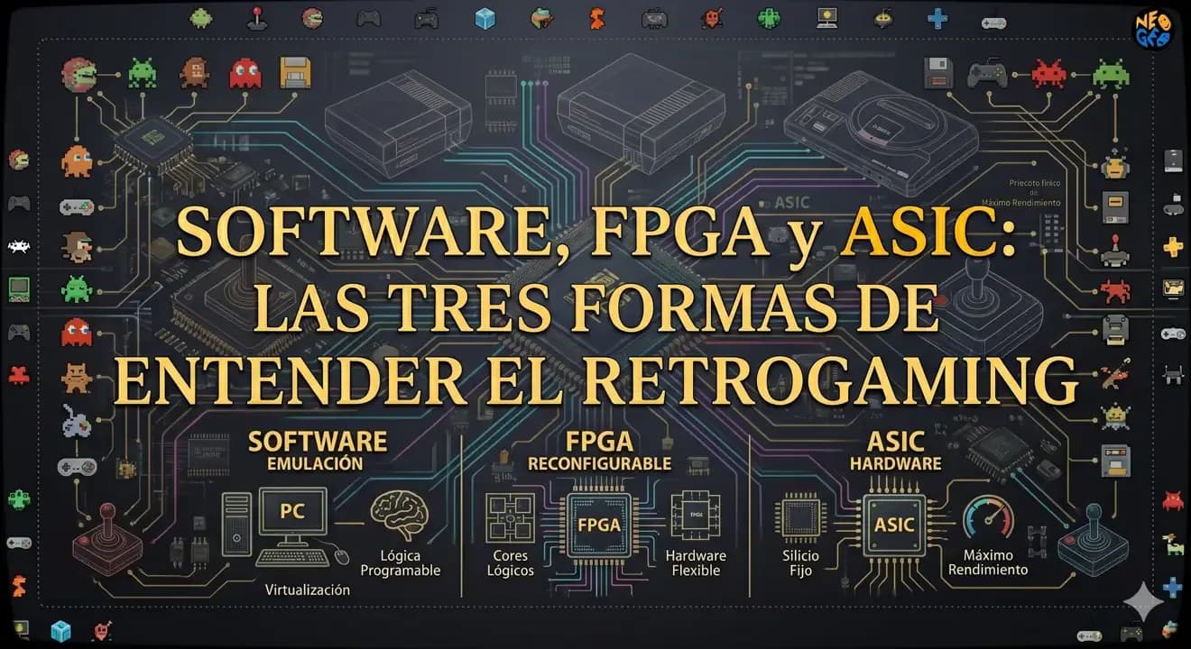 tipos de emulación por software y hardware: FPGA, ASIC