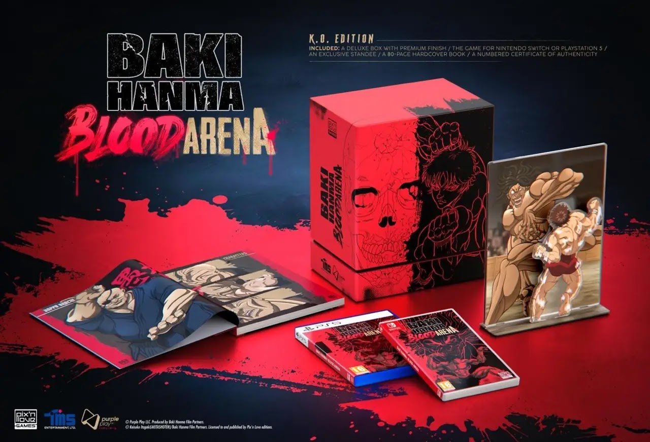 baki hanma blood arena collector's edition pix'n love