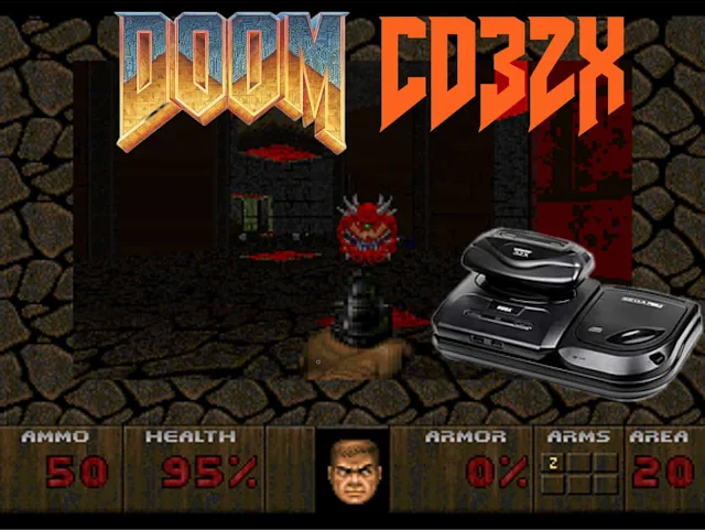 Doom CD32X fusion nuevo doom que funciona en la sega megadrive + 32x + megacd