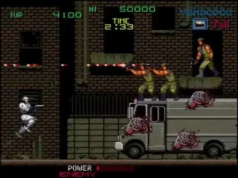 videojuego robocop arcade