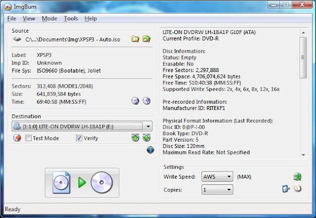 como usar imgburn para grabar copias