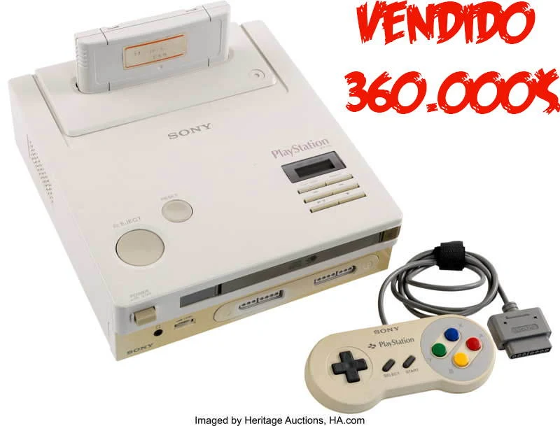 snes cd subastado por 360.000 dolares