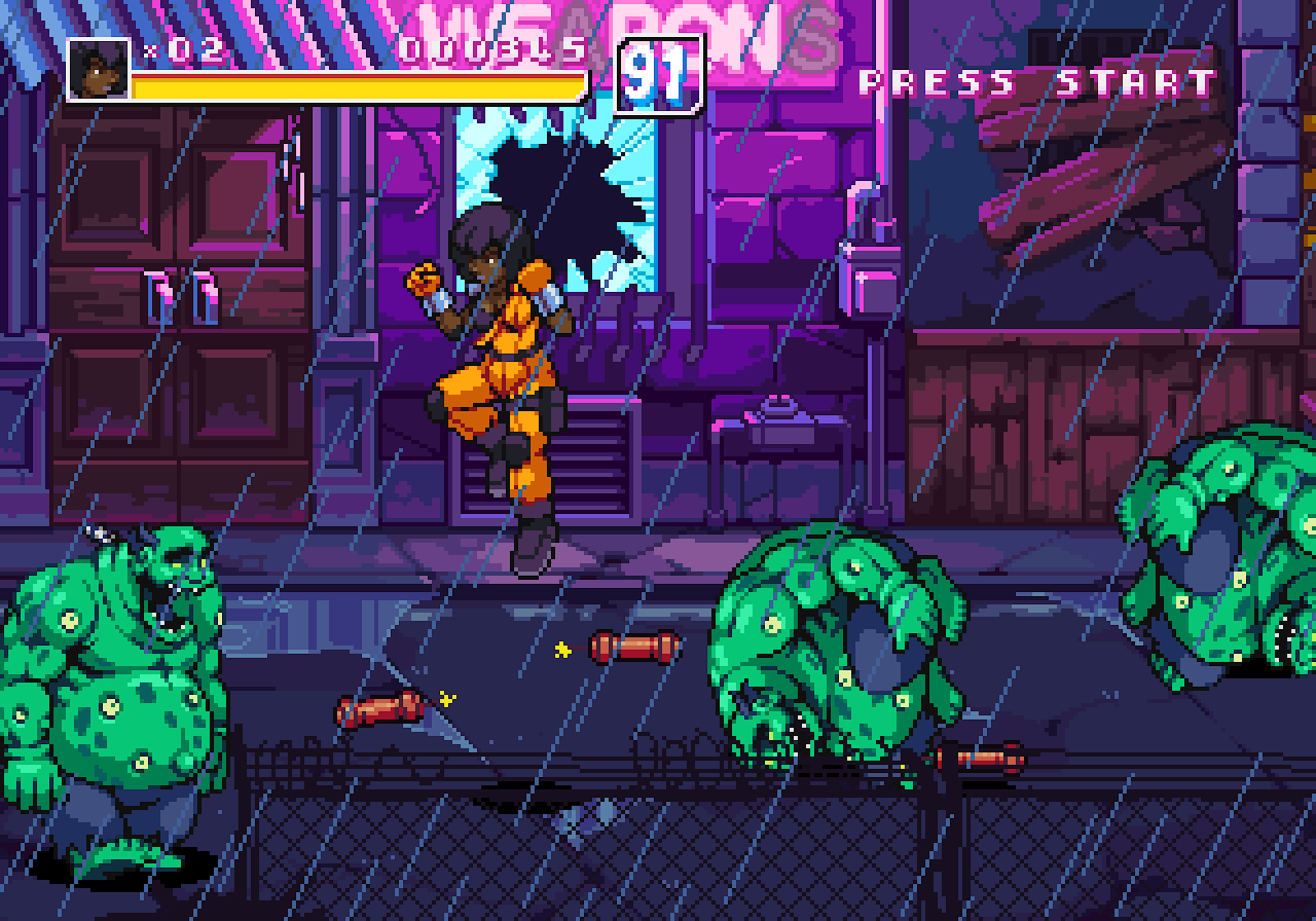 vengeance hunters NEO GEO nuevo beat'em up