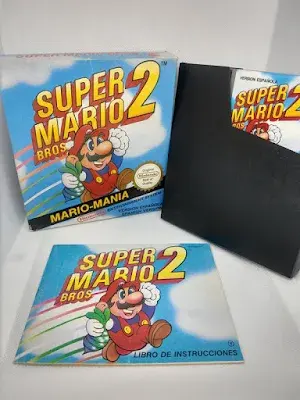 super mario bros 2 nes caja pequeña