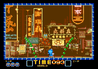 pantalla ciudad mega pang fan game megadrive